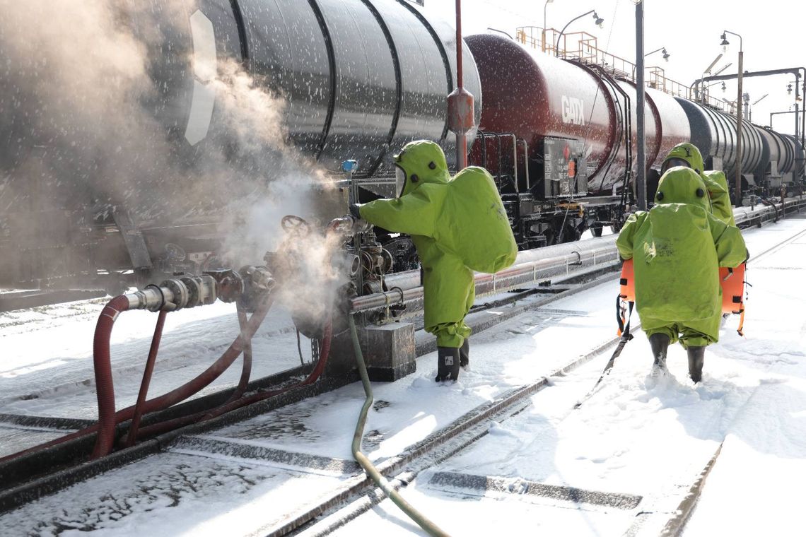 Ćwiczenia „Silekol 2026”. Służby trenowały działania przy zagrożeniu chemicznym