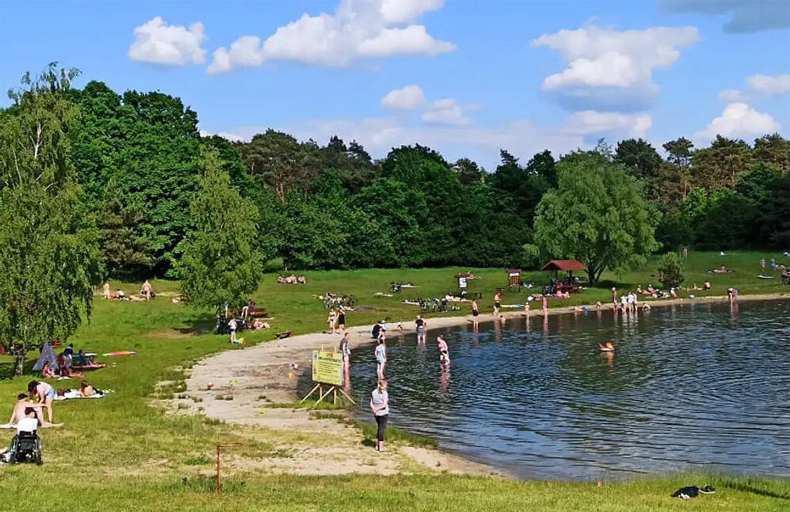 Dwie plaże nad jeziorem Dębowa strzeżone i objęte nadzorem sanitarnym. Tu można bezpiecznie plażować