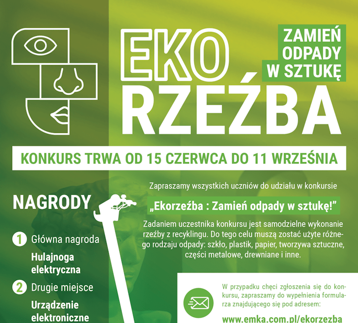 Stwórz EKOrzeźbę i wygraj hulajnogę elektryczną. Do udziału w konkursie zaprasza firma EMKA