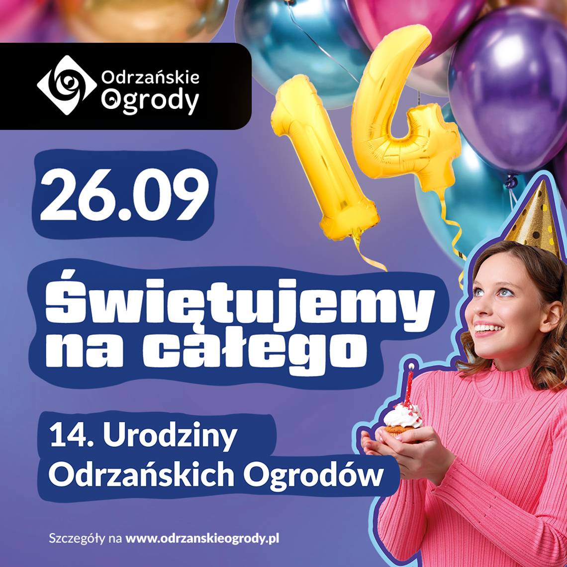 Galeria Odrzańskie Ogrody świętuje 14. urodziny. Na klientów czekać będzie mnósto atrakcji