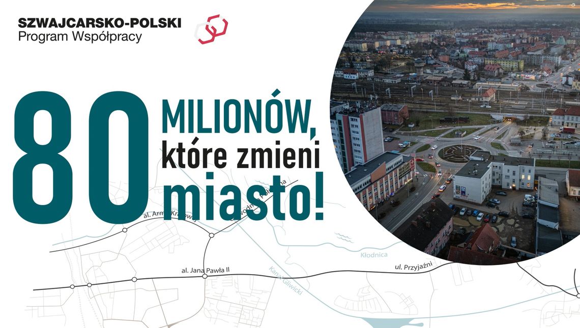 Fundusze Szwajcarskie zmieniają miasto. Sprawdź, na co trafi 80 milionów złotych