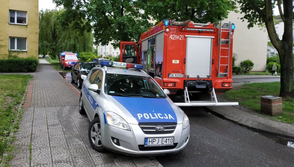 Grillowanie na balkonie zakończone wizytą strażaków i policjantów