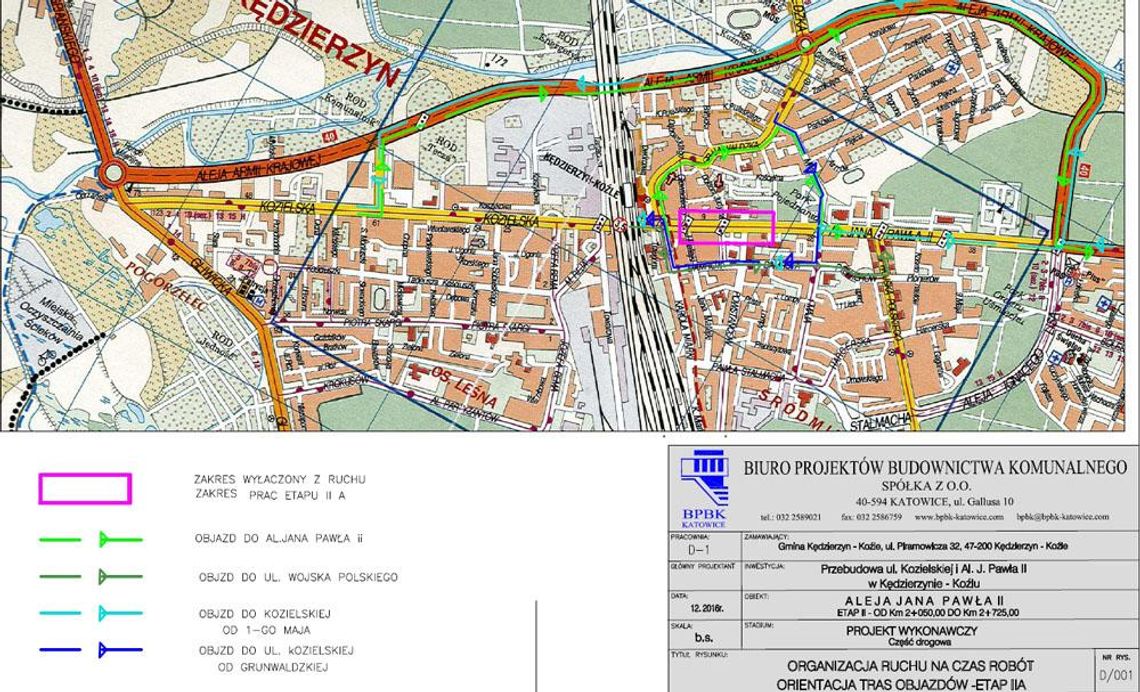 Grunwaldzka od dworca znowu dwukierunkowa. Jest mapa objazdów na czas remontu alei Jana Pawła II