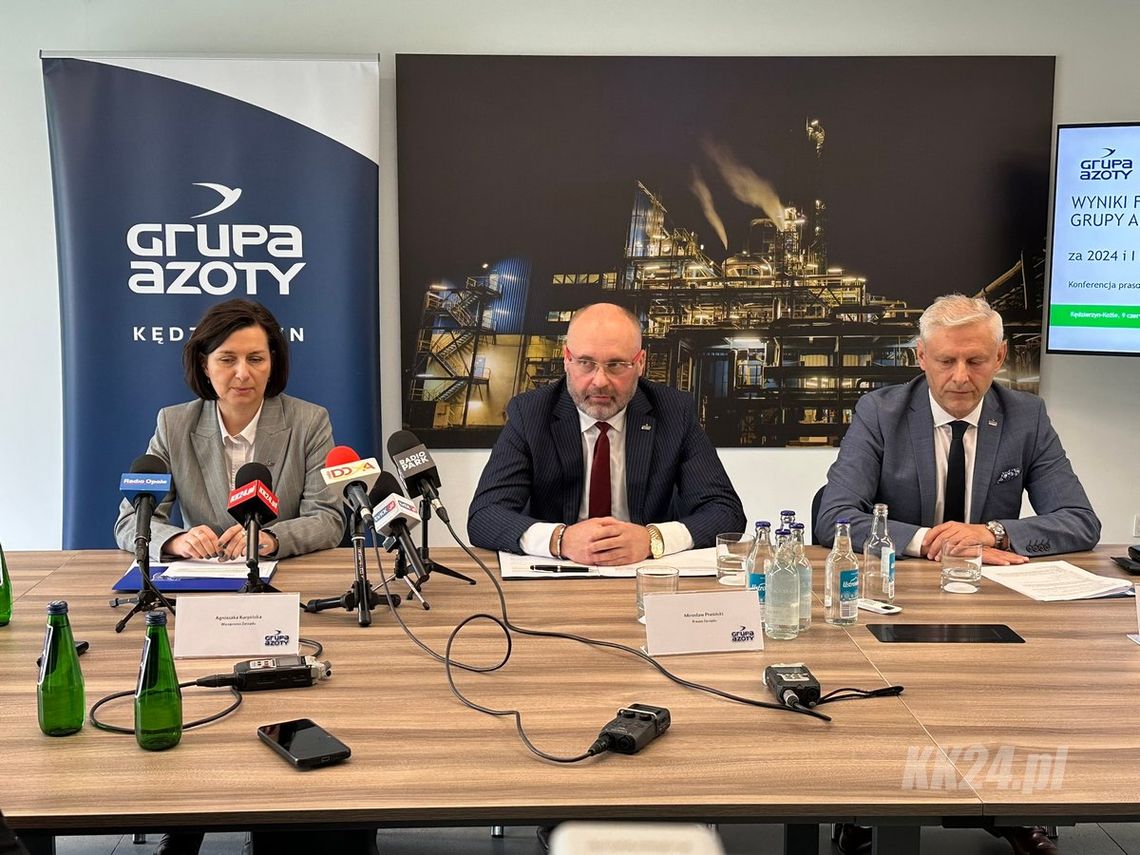 Grupa Azoty Kędzierzyn z dodatnią EBITDA w I kwartale 2025 roku. WIDEO