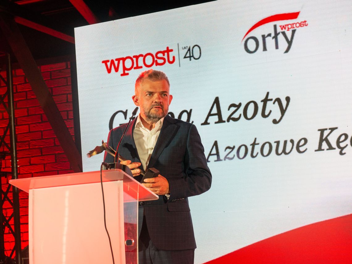 Grupa Azoty ZAK nagrodzona Orłem Wprost w kategorii Przedsiębiorstwo Regionu