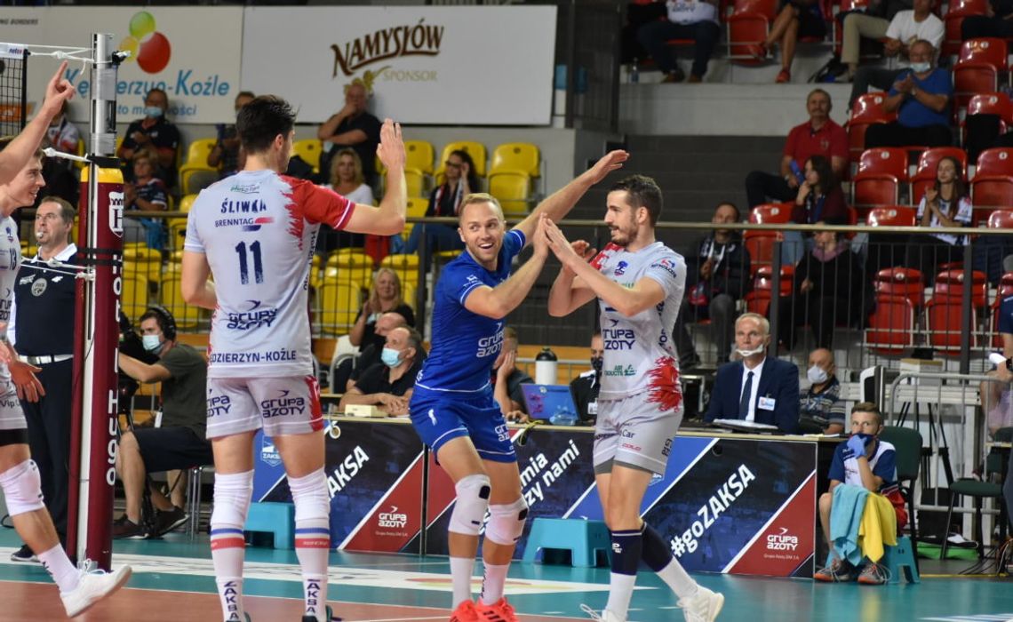 Grupa Azoty ZAKSA bez straty seta ograła MKS Będzin. ZDJĘCIA