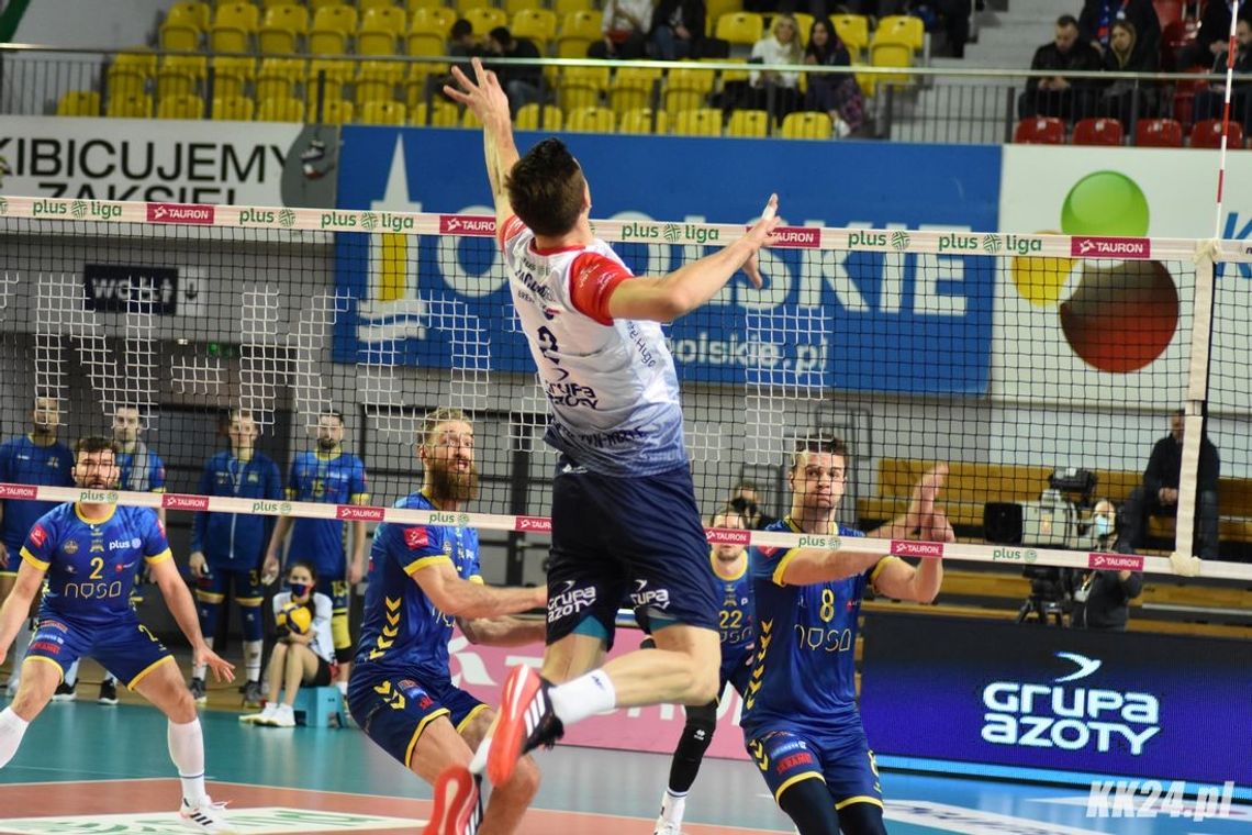 Grupa Azoty ZAKSA górą w derbach Opolszczyzny! Kędzierzynianie rozbili Stal Nysa. FOTOREPORTAŻ