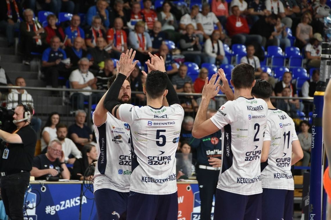 Grupa Azoty ZAKSA Kędzierzyn-Koźle bez straty punktu pokonała w Iławie Indykpol AZS Olsztyn