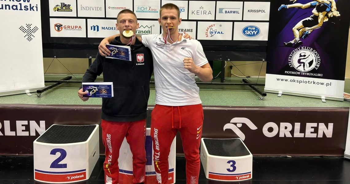 Grzegorz Hildebrand i Kevin Metel złotymi medalistami Młodzieżowych Mistrzostw Polski w zapasach!