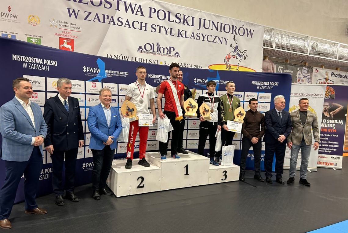 Grzegorz Hildebrand wicemistrzem Polski juniorów w zapasach