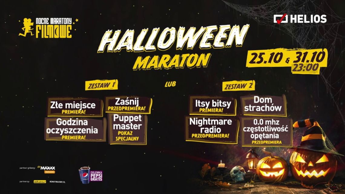 Halloweenowy maraton w kinie Helios. Do wyboru dwa zestawy horrorów