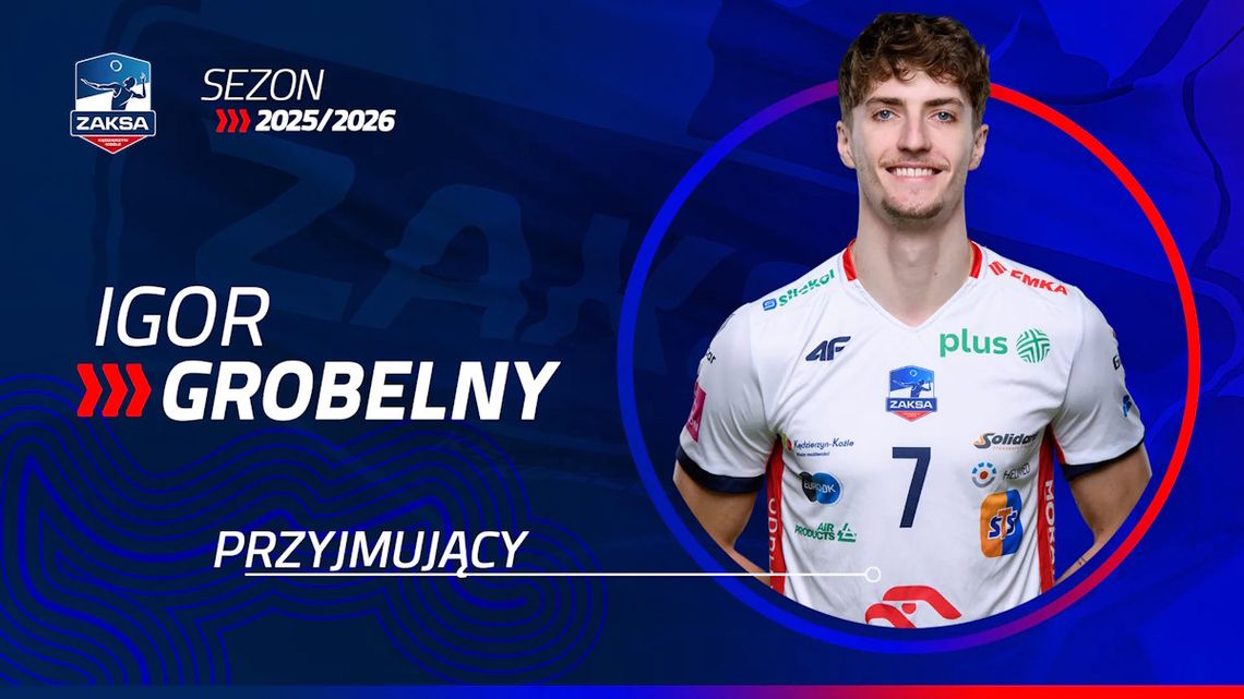 Igor Grobelny w przyszłym sezonie nadal będzie reprezentował ZAKSĘ Kędzierzyn-Koźle