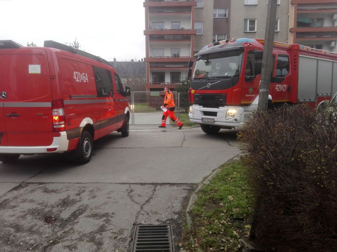 Interwencja służb ratunkowych na Pogorzelcu. W mieszkaniu włączyła się czujka czadu