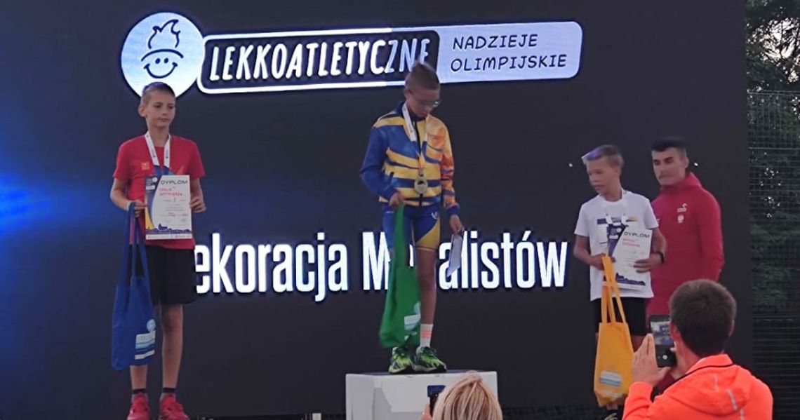 Jakub Jastrząbek srebrnym medalistą finału krajowej "Lekkoatletycznych Nadziei Olimpijskich"