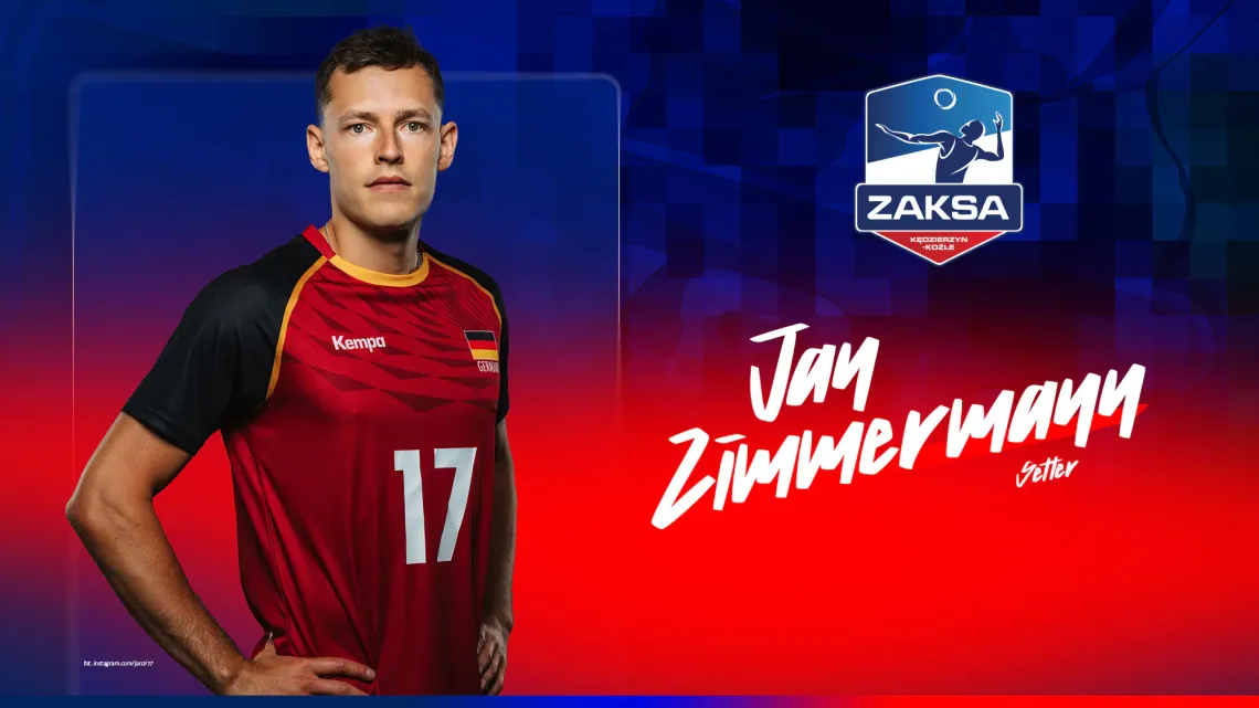 Jan Zimmermann nowym rozgrywającym ZAKSY Kędzierzyn-Koźle Jan Zimmermann nowym rozgrywającym ZAKSY Kędzierzyn-Koźle