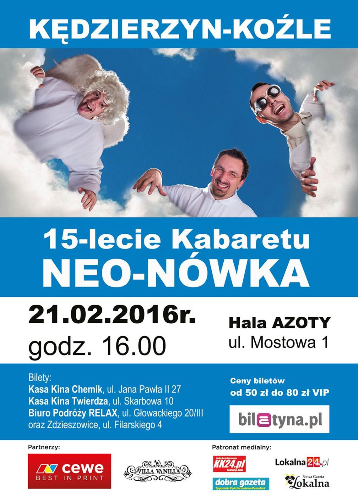 Kabaret Neo-Nówka przyjedzie do Kędzierzyna-Koźla, by świętować 15. urodziny