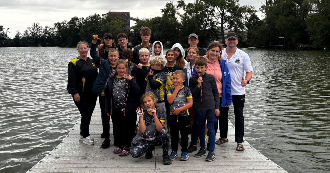 Kajakarze z WKS Aqua Active wywalczyli dziewięć medali na zawodach w Czechowicach. ZDJĘCIA