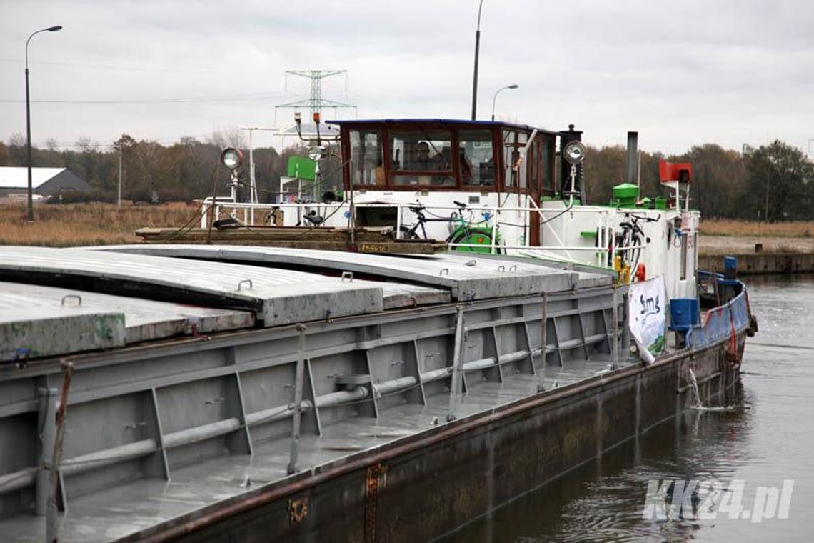 Kanałem Gliwickim i Odrą przetransportowano już ponad 100 tys. to węgla