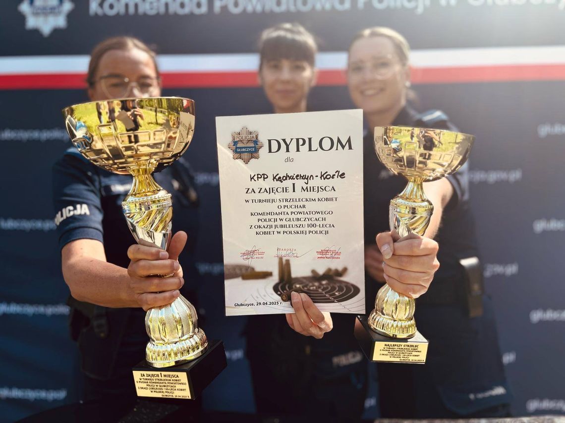 Kobiety w mundurach ze złotymi medalami. Sukces kędzierzyńsko-kozielskich policjantek w Turnieju Strzeleckim