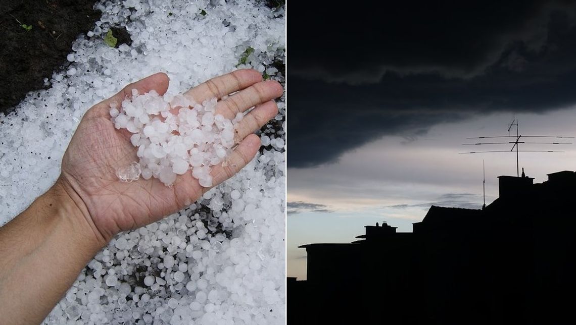 Kolejne ostrzeżenie meteorologiczne dla naszego powiatu. Dziś możliwe burze z gradem