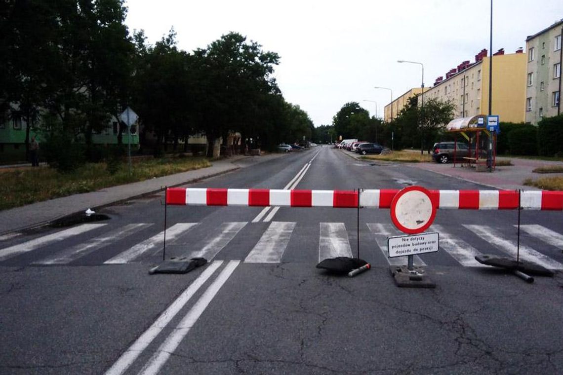 Kolejny fragment ulicy Wojska Polskiego zamknięty. Trwa przebudowa