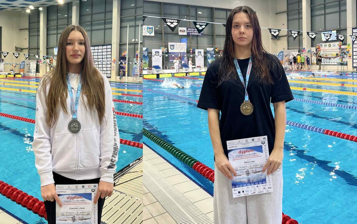 Kolejny pracujący weekend młodych pływaczek z Kędzierzyna-Koźla. Uczennice "Dziewiątki" zgarnęły medale