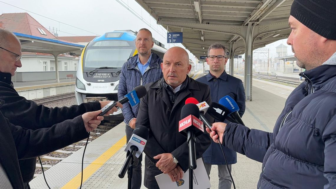 Kolejowe inwestycje w regionie. Kędzierzyn-Koźle na końcu modernizacji trasy podsudeckiej. WIDEO