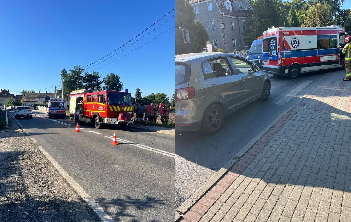 Kolizja w Kędzierzynie-Koźlu i wypadek w Mechnicy. Interweniowały służby