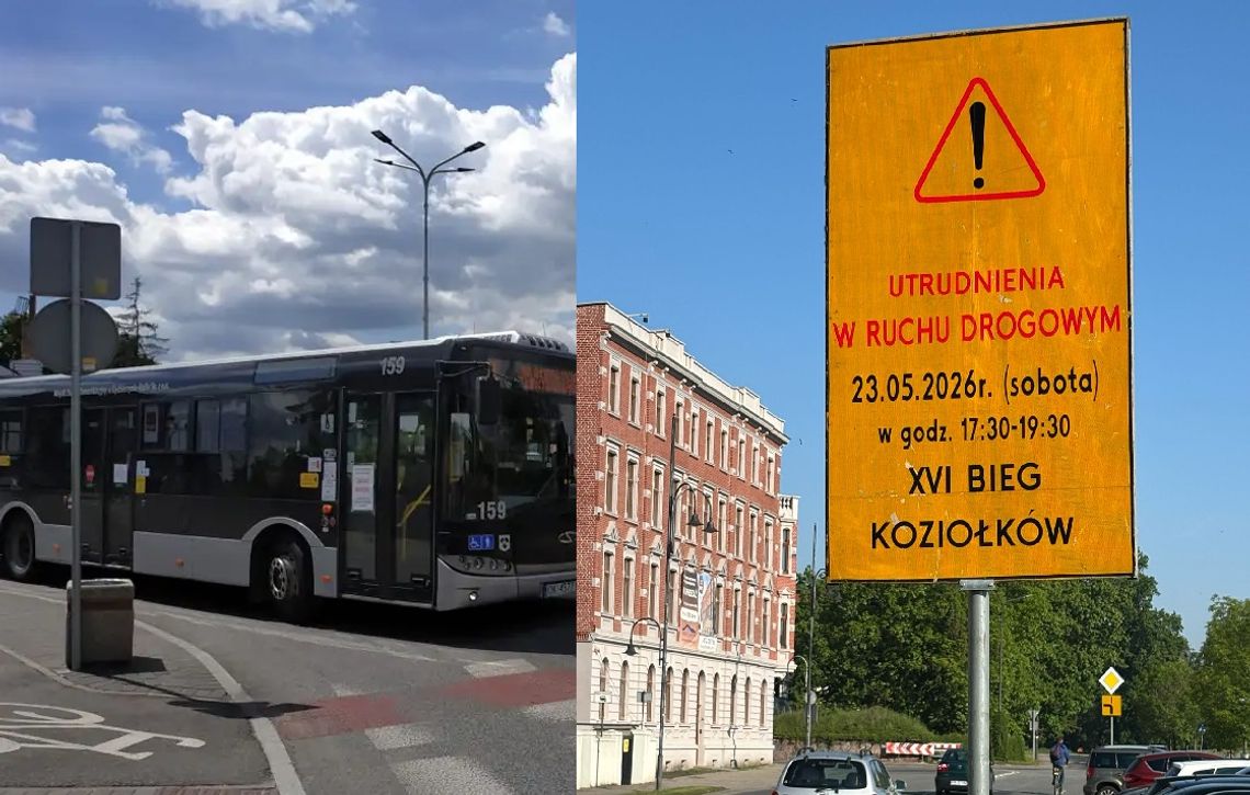 Komunikacja miejska podczas XVI Biegu Koziołków. MZK zmienia trasy czterech linii Komunikacja miejska podczas XVI Biegu Koziołków. MZK zmienia trasy czterech linii