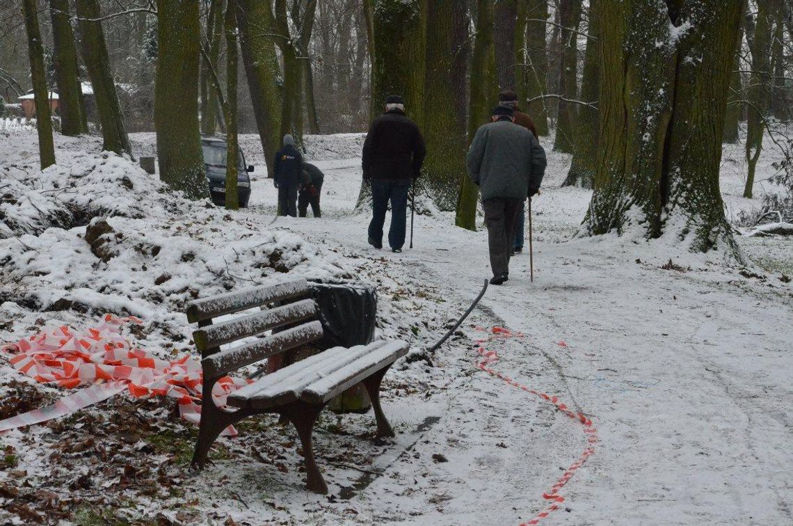 Koniec z ciemnościami w kozielskim parku. Trwa rozbudowa oświetlenia