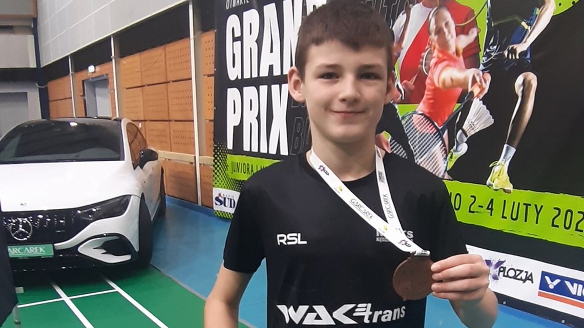 Kristoph Paczuła z brązowym medalem w Otwartym Grand Prix Polski w badmintonie