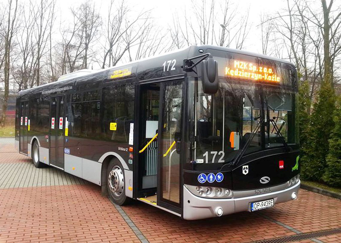 Kursowanie autobusów MZK w Kędzierzynie-Koźlu w okresie świąteczno-noworocznym