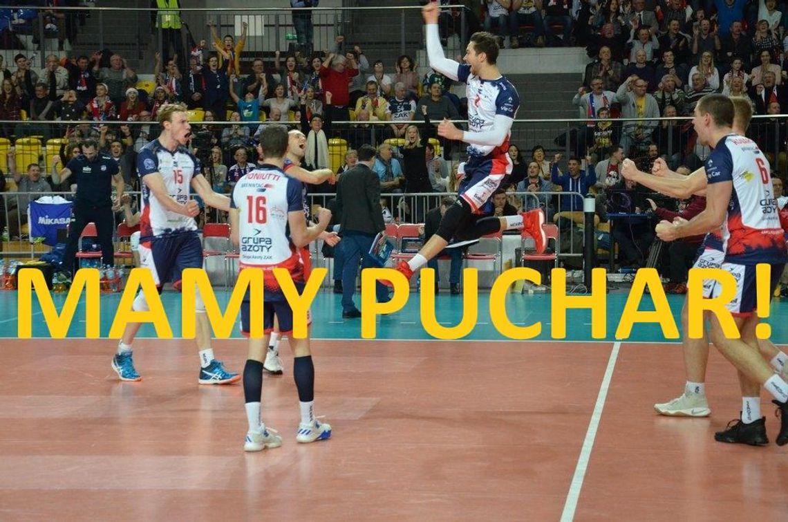 Mamy to! W finale siatkarskiego Pucharu Polski Zaksa lepsza od PGE Skry Bełchatów