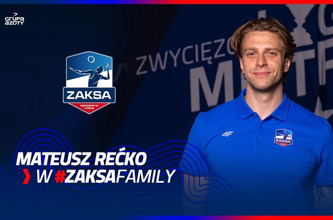 Mateusz Rećko nowym atakującym ZAKSY