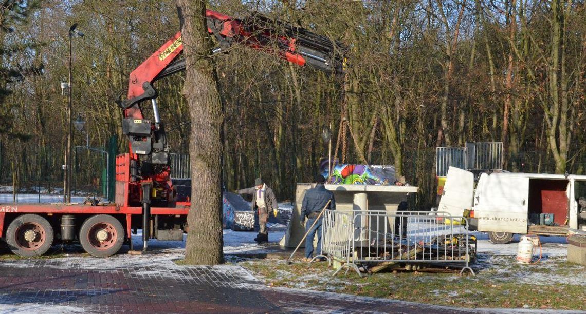 Miasto szykuje kompleksową przebudowę skateparku. Pierwsze prace już trwają