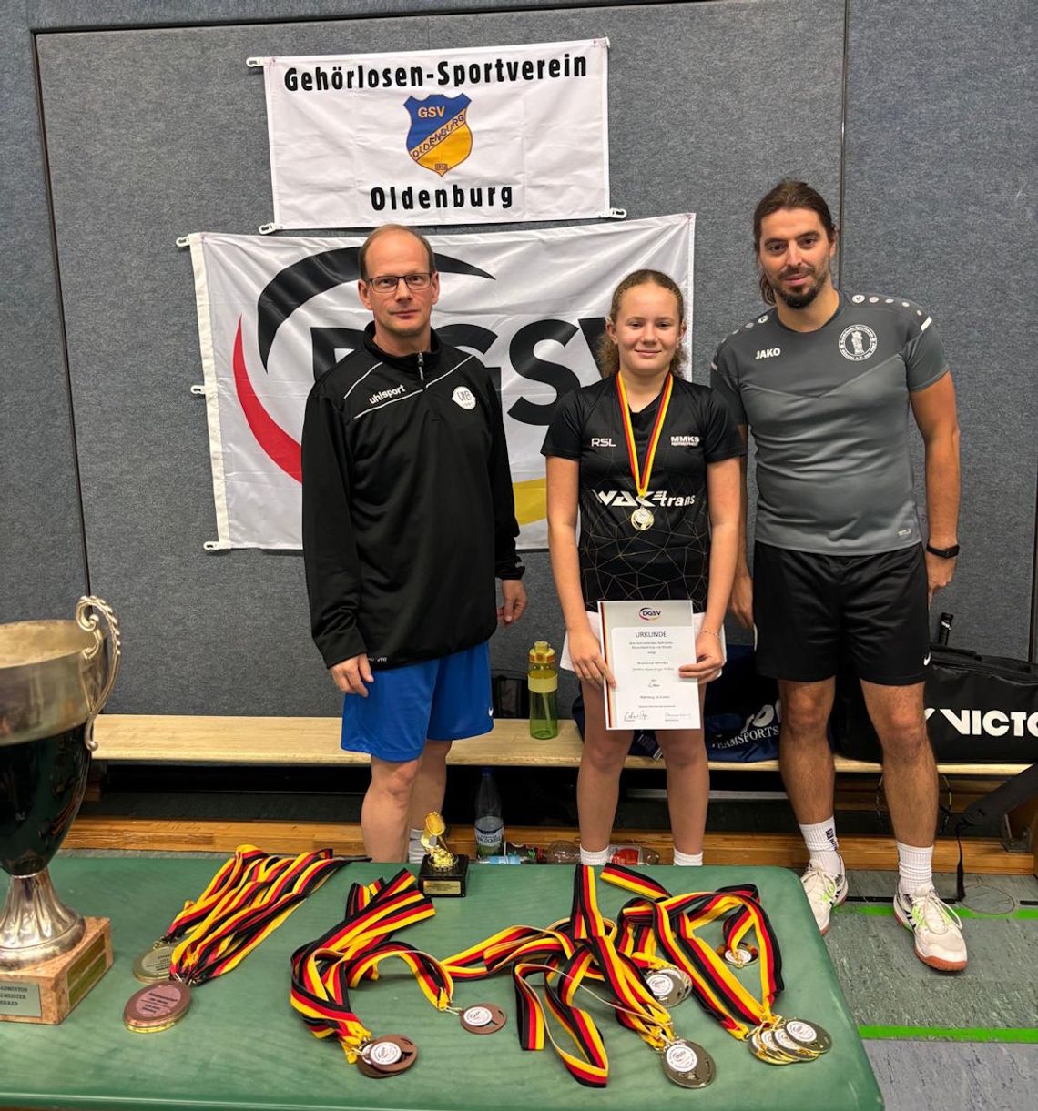 Michalina Falińska wywalczyła dwa medale badmintonowego 10. Pucharu Niemiec Niesłyszących. ZDJĘCIA Michalina Falińska wywalczyła dwa medale badmintonowego 10. Pucharu Niemiec Niesłyszących. ZDJĘCIA