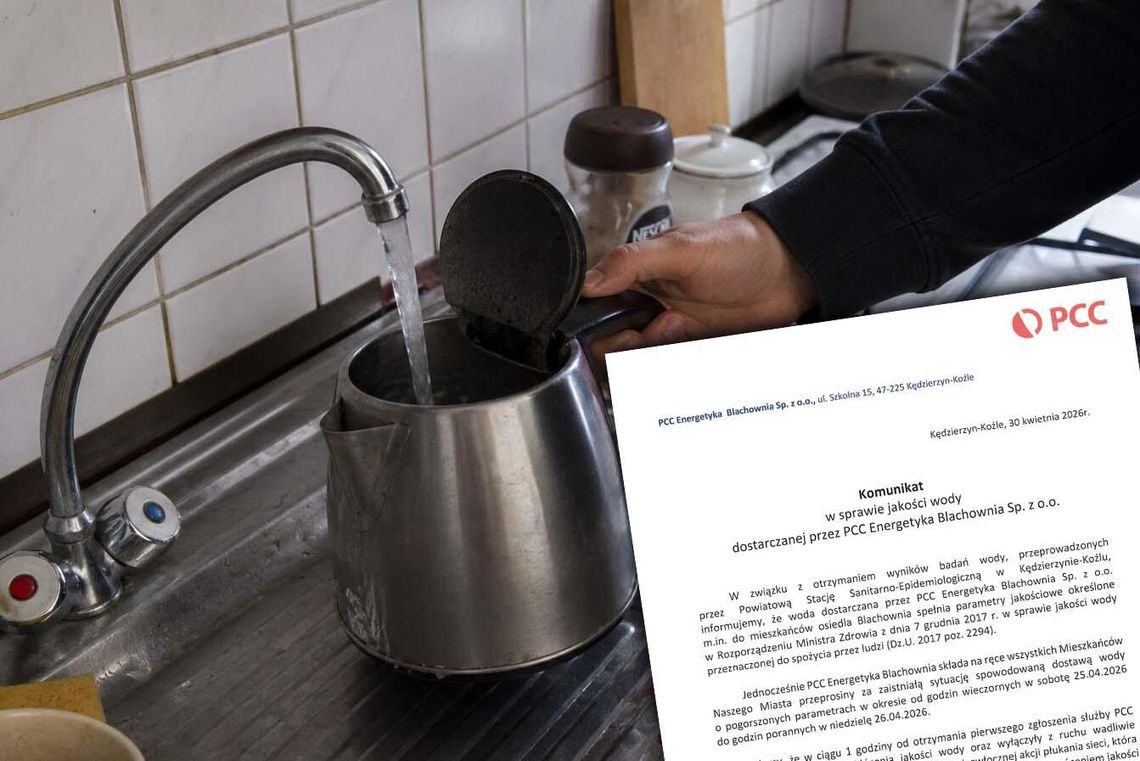 Mieszkańcy czekali na informacje, teraz jest komunikat. PCC Energetyka Blachownia: woda spełnia normy