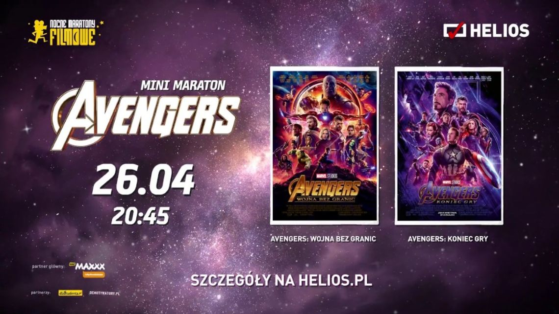 Mini maraton Avengers na ekranie kędzierzyńskiego Heliosa