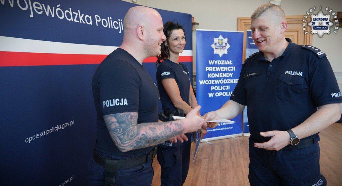 Mł. asp. Mateusz Chmielewski i post. Izabela Leiszner na podium „Patrolu Roku 2025”! Policjanci Kędzierzyna-Koźla jadą na finał