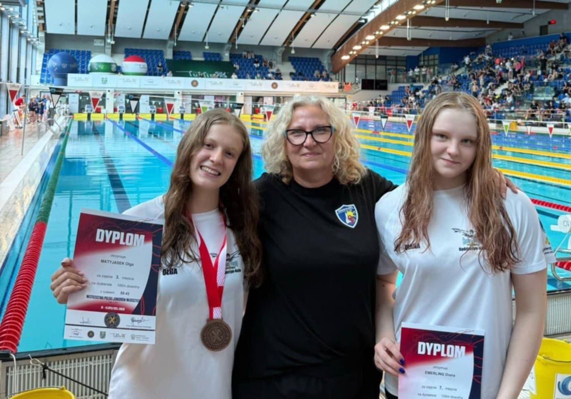 Młodzi pływacy z Kędzierzyna-Koźla z sukcesami na Mistrzostwach Polski Juniorów