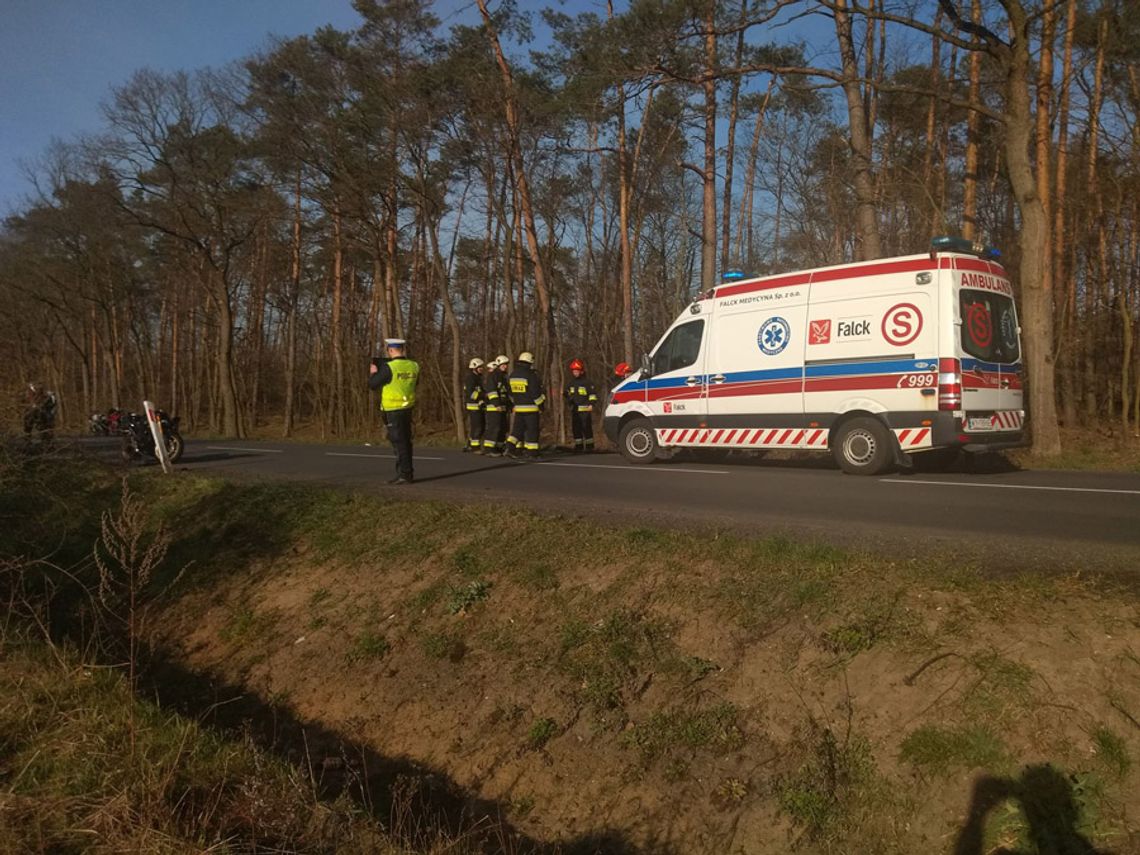 Motocyklista zderzył się z samochodem. Wypadek na ulicy Kłodnickiej