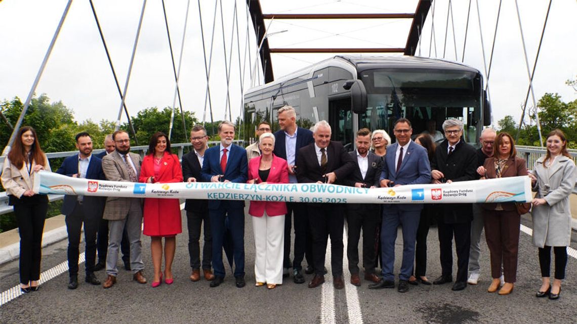 Można jechać! Nowy łącznik do obwodnicy północnej otwarty. To największa inwestycja drogowa Kędzierzyna-Koźla warta prawie 70 mln zł