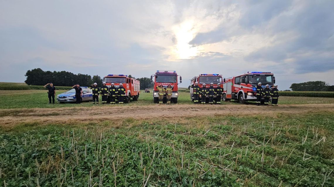 Mundurowi z powiatu kędzierzyńsko-kozielskiego oddali hołd druhowi, który zginął podczas akcji