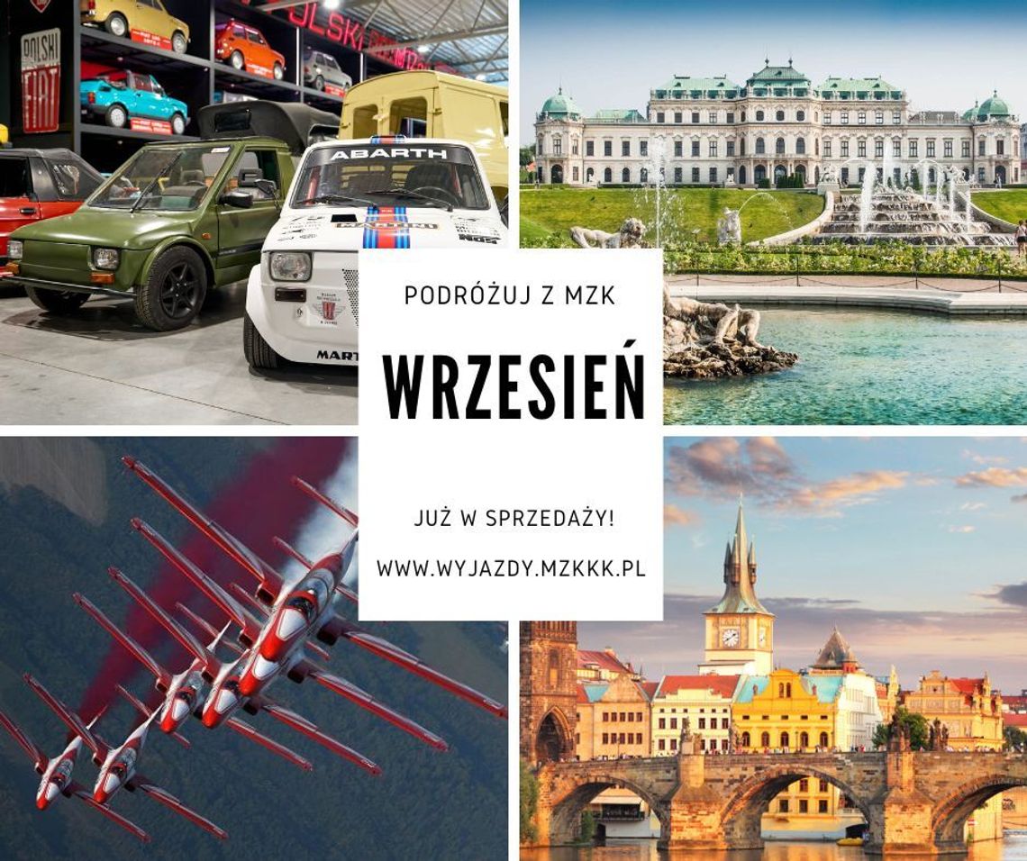 MZK w Kędzierzynie-Koźlu przedłuża ofertę letnich wyjazdów. Bardzo ciekawe propozycje wycieczek