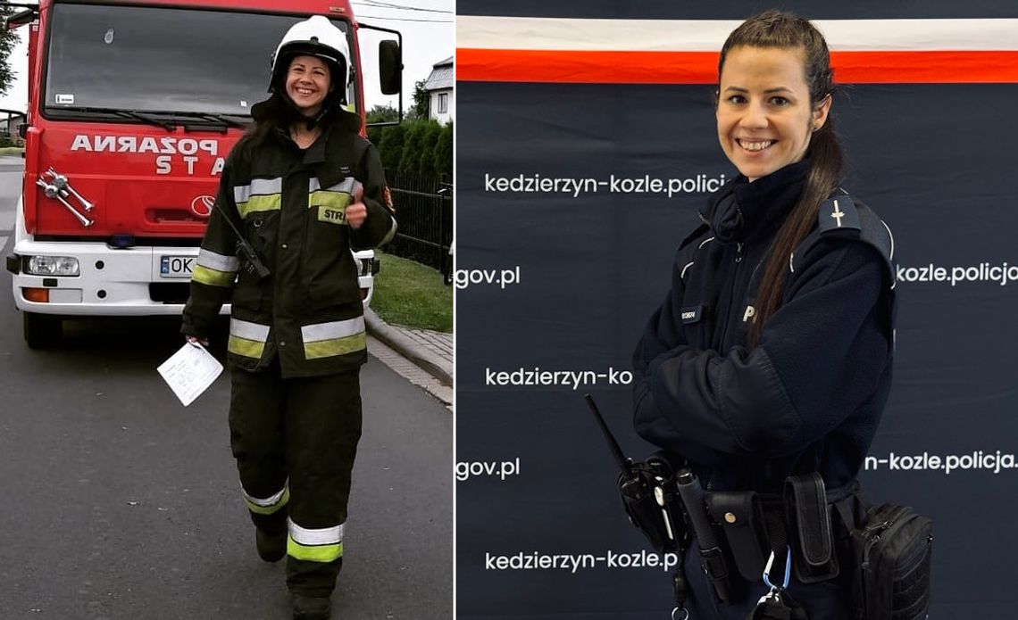Na co dzień policjantka, po godzinach strażaczka. Magdalena Czogała to funkcjonariuszka z powołania
