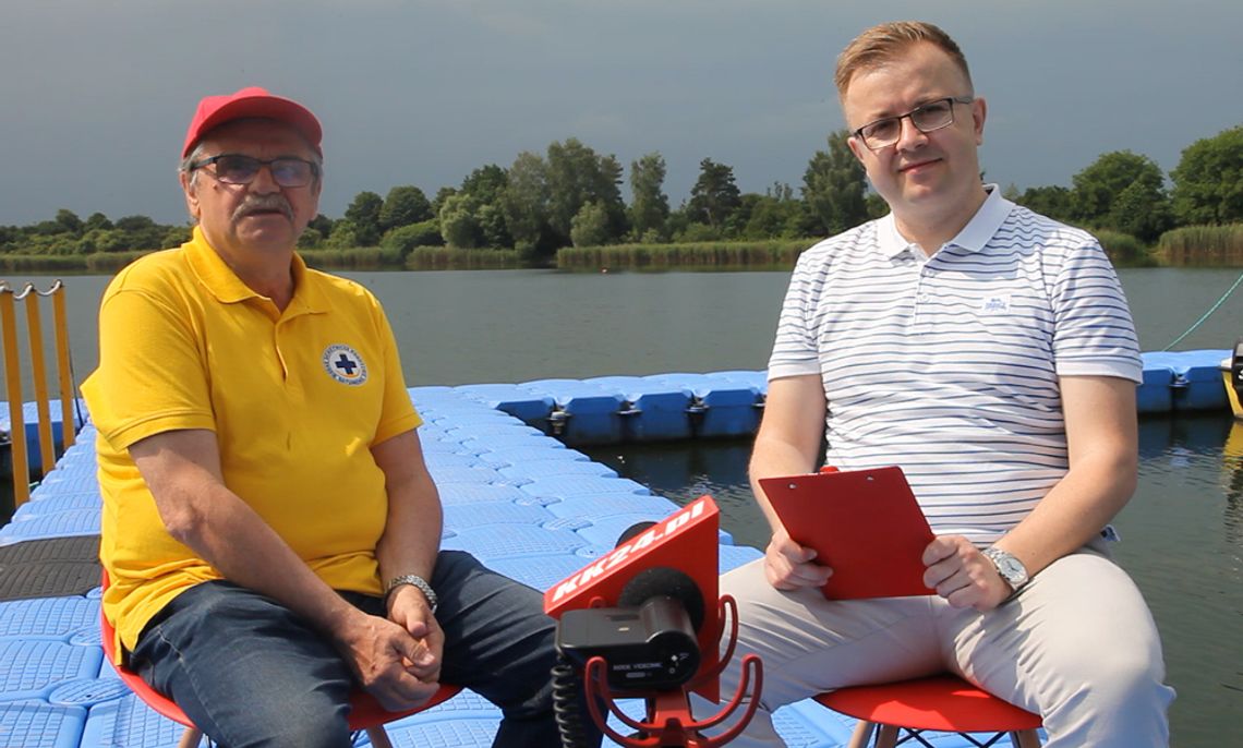 Nad jeziorem w Dębowej rusza sezon plażowy. Tadeusz Witko gościem Studia KK24.pl