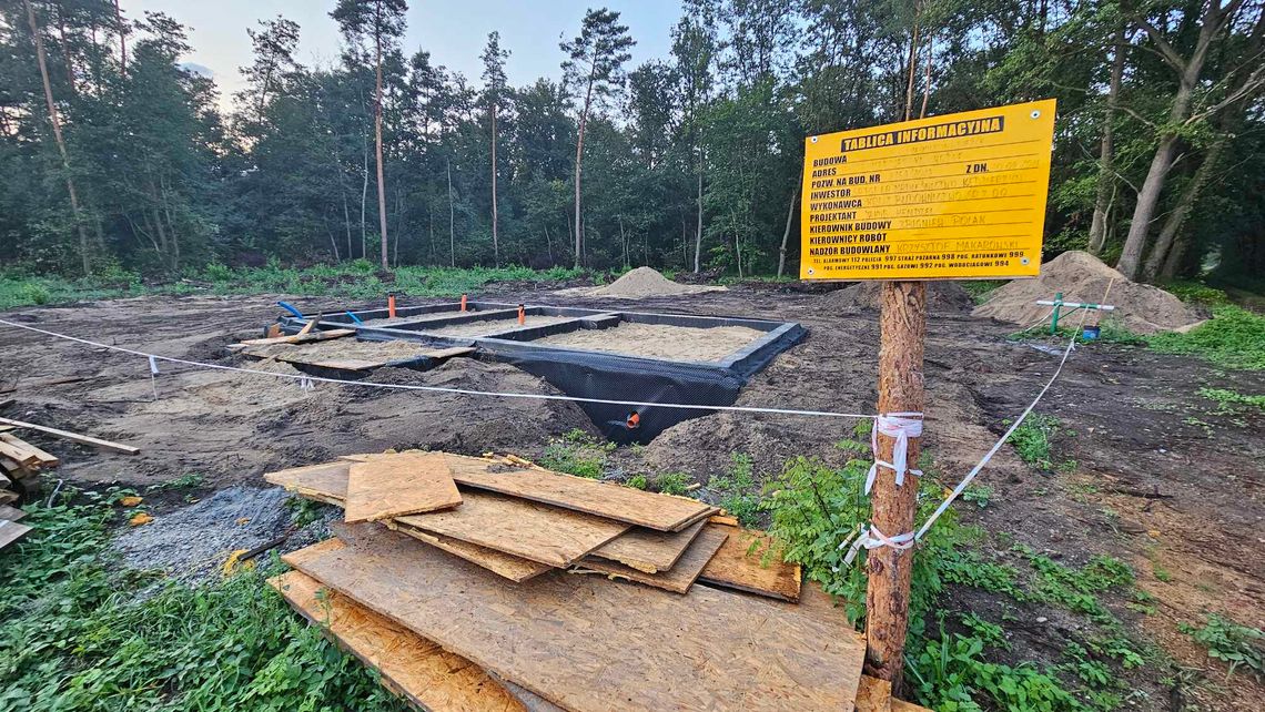 Nadleśnictwo Kędzierzyn buduje nową kancelarię przy ulicy Gliwickiej. Budynek będzie gotowy wiosną