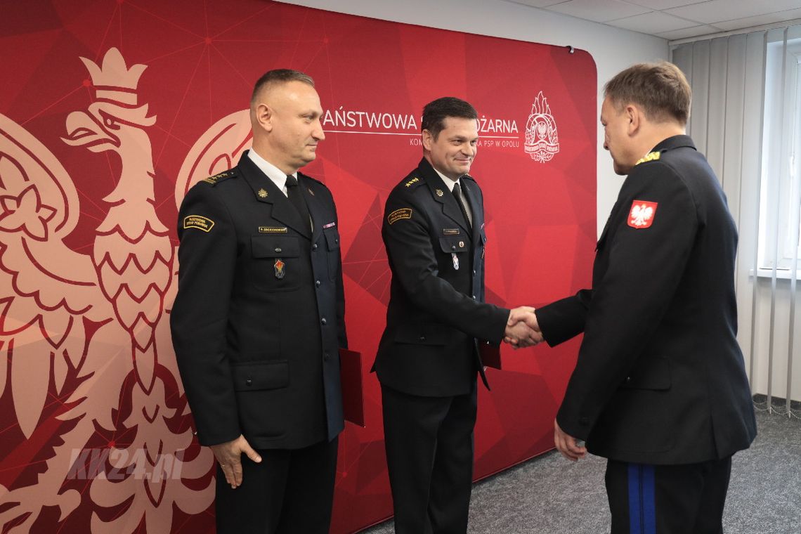 Nagroda za reakcję poza służbą. St. kpt. Łukasz Połomski ruszył na pomoc w wypadku