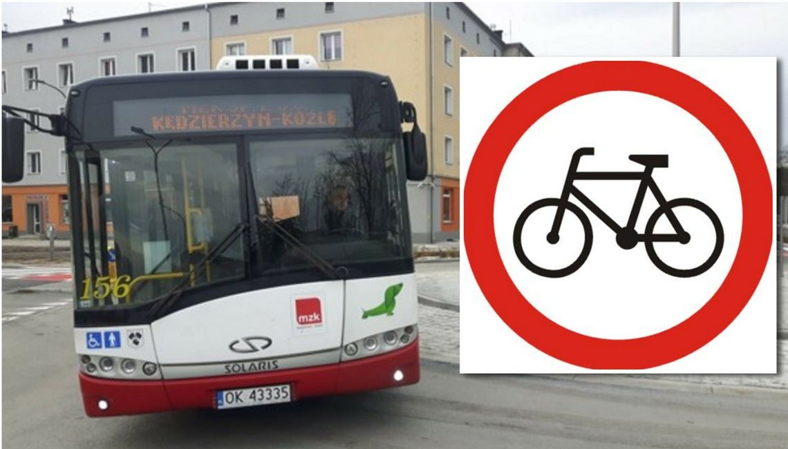 W Kędzierzynie-Koźlu nie przewieziesz roweru autobusem. Przekonał się o tym nasz czytelnik, gdy z przebitą dętką wracał piechotą ze Sławięcic