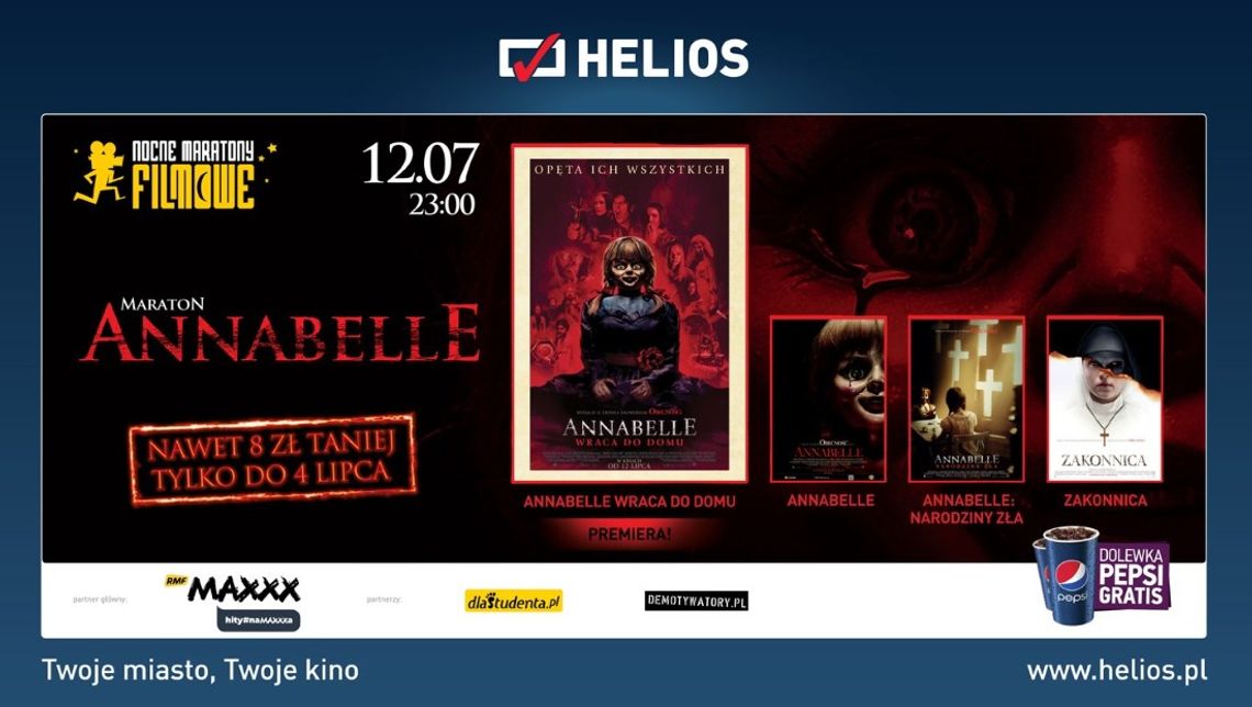 Nie zmrużysz oka aż do rana. Nocny maraton Annabelle w kinie Helios